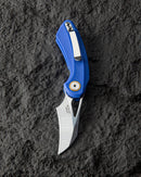 Bestech Knives BIHAI BG53D-1 Folding Knife 2.15in 14C28N Steel Blue G10 Handles