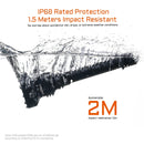 Acebeam P20 Long-Range Tactical Flashlight – 5500 Lumens, 1454m Throw, USB-C Rechargeable, Dual Battery System