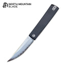 North Mountain Blade Kaiken Japanese Style Folding Knife 3.5in SLD-Magic Steel Blade G10 Handles