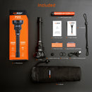 Acebeam P20 Long-Range Tactical Flashlight – 5500 Lumens, 1454m Throw, USB-C Rechargeable, Dual Battery System