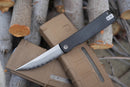 North Mountain Blade Kaiken Japanese Style Folding Knife 3.5in SLD-Magic Steel Blade G10 Handles