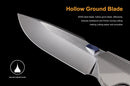 REMETTE RT-WK1 Disassembly Knife 3.46in M390 Blade Gray Titanium Handle WK1-D