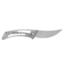 SRM Unicorn 7415-TZ Folding Knife 2.76in 154CM Blade Titanium Handles