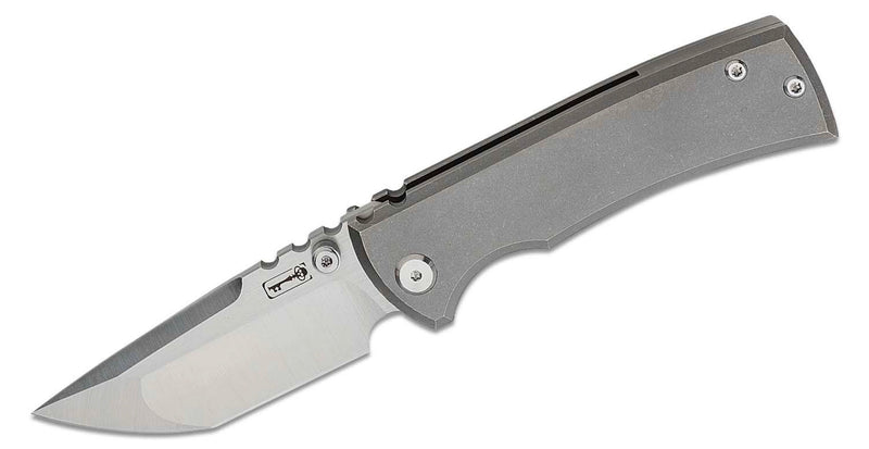 Chaves Ultramar Redencion Street Folding Knife 3.25in Belt Stain M390 Blade Titanium Handles