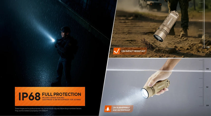 Acebeam X20-R 8,000 Lumen Searchlight | USB-C Rechargeable