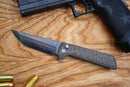 North Mountain Chop 2 2405-A-DLC 3.5in DLC SLD-Magic Steel Copper Inlaid Carbon Fiber Handle