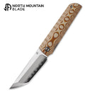 North Mountain Blade Kick Stop Chop Plus 4in Tanto SLD-Magic Blade Rattlesnake G10 Handle