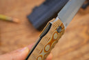 North Mountain Blade Kick Stop Chop Plus 4in Tanto SLD-Magic Blade Rattlesnake G10 Handle