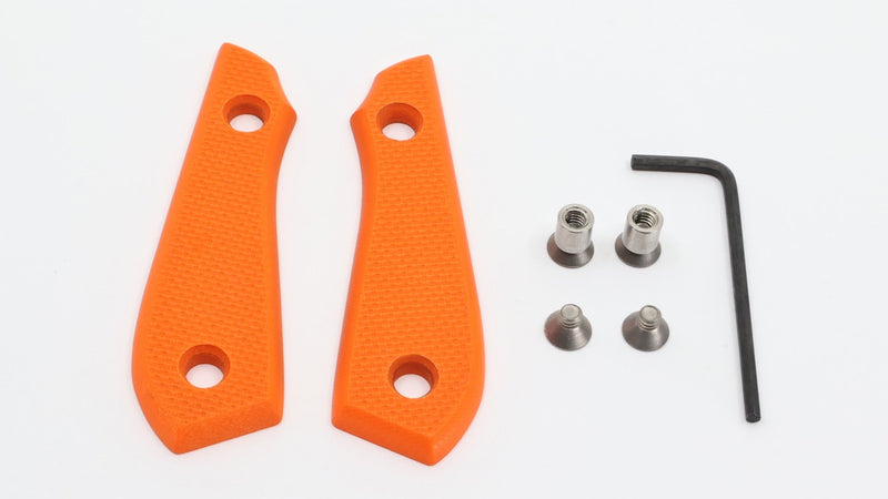White River Knife & Tool Model 1 Bolt-On Textured G10 Handle Kit - Orange