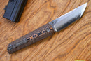 North Mountain Blade Kick Stop Chop Plus 4in Tanto SLD-Magic Blade Snake G10 Handle