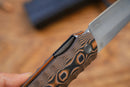 North Mountain Blade Kick Stop Chop Plus 4in Tanto SLD-Magic Blade Snake G10 Handle