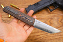 North Mountain Blade Kick Stop Chop Plus 4in Tanto SLD-Magic Blade Snake G10 Handle