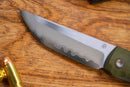 North Mountain Blade Kick Stop Chop Plus 4in Tanto SLD-Magic Blade Green G10 Handle