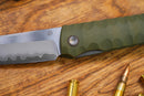 North Mountain Blade Kick Stop Chop Plus 4in Tanto SLD-Magic Blade Green G10 Handle