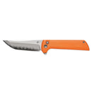 North Mountain Blade Chop 2 SLD-Magic San Mai Tanto Blade Orange G10 Handle
