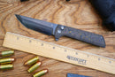 North Mountain Chop 2 2405-A-DLC 3.5in DLC SLD-Magic Steel Copper Inlaid Carbon Fiber Handle