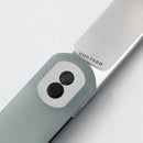 Vosteed Corgi 2.99in 14C28N Satin Blade Jade G10 Handles CG3S02