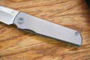 North Mountain Blade Kick Stop Chop Japanese Style M390 Tanto Blade Flat Titanium Handle