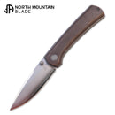 North Mountain Blade Ultra Quick-Open Design 3in SLD-Magic Japanese Blade Copper Handle