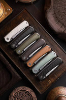 North Mountain Blade Ultra Quick-Open Design 3in SLD-Magic Japanese Blade Copper Handle