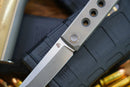 North Mountain Blade KAIKEN – 3.5" M390 Nature Hole Tanto, Titanium Handle & Clip