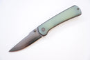 North Mountain Blade Ultra Quick-Open Design 3in SLD-Magic Japanese Blade Jade G10 Handle