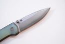North Mountain Blade Ultra Quick-Open Design 3in SLD-Magic Japanese Blade Jade G10 Handle