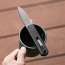 Vosteed Corgi CG29NTORF 2.99in Nitro-V Black Stonewashed Blade Copper Grid Handle