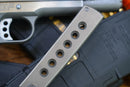 North Mountain Blade KAIKEN – 3.5" M390 Nature Hole Tanto, Titanium Handle & Clip