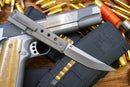 North Mountain Blade KAIKEN – 3.5" M390 Nature Hole Tanto, Titanium Handle & Clip