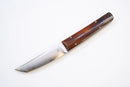 North Mountain Blade Japanese Samurai Short Knife 3.5in Tanto SLD-Magic Blade Handmade Desert Ironwood Handle