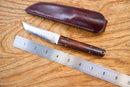 North Mountain Blade Japanese Samurai Short Knife 3.5in Tanto SLD-Magic Blade Handmade Desert Ironwood Handle