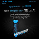 Imalent 21700 4000mAh USB-C Rechargeable Battery MRB-21700