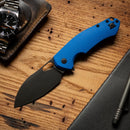 Giant Mouse ACE Biblio XL 3.2in PVD Vanadis 4E Blade Blue G10 Handle