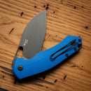 Giant Mouse ACE Biblio XL 3.2in PVD Vanadis 4E Blade Blue G10 Handle