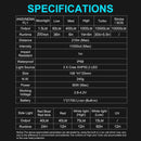 Lumintop Moonbox 10000 Lumen USB-C Rechargeable LED Flashlight Built-In 4800mAh Batter - Black/Green/Silver