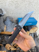 North Mountain Blade Chop 2 SLD-Magic San Mai Tanto Blade Carbon Fiber Handle