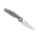 Giant Mouse ACE REO 3.32in Stonewashed CPM Magnacut Blade Textured Titanium Handle