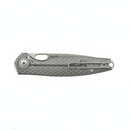 Giant Mouse ACE REO 3.32in Stonewashed CPM Magnacut Blade Textured Titanium Handle