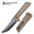 North Mountain Blade CHOP 2 – 3.5" SLD-MAGIC Blade, Brown Canvas Micarta 2406-YLMCT