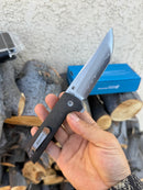 North Mountain Blade Chop 2 SLD-Magic San Mai Tanto Blade Carbon Fiber Handle