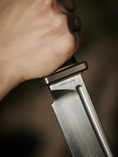 North Mountain Blade “Ninja” Tanto 9.45" Hand-Polished HITACHI SLD-MAGIC Fixed Blade 3-Layer Steel