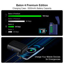 Olight Baton 4 Premium 1300 Lumen Rechargeable EDC Flashlight w/ Charging Case - Fighter Pilot