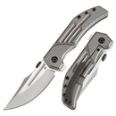 Kansept Orion 3.07in S35VN CNC Milled Blade Bronze Anodized Titanium Handle - K1089A2