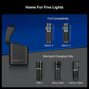 Olight Baton 4 Premium 1300 Lumen Rechargeable EDC Flashlight w/ Charging Case - Fighter Pilot