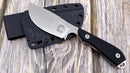 White River M1 Skinner Fixed Blade 3in S35VN Steel Black Textured G10 Handles