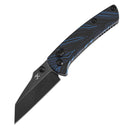 Kansept Little Main Street 2.26in 154CM Black Stonewashed Blade Blue/Black G-mascus - T2015V9