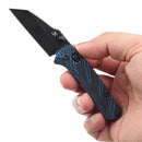 Kansept Little Main Street 2.26in 154CM Black Stonewashed Blade Blue/Black G-mascus - T2015V9