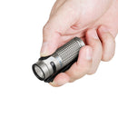 Olight Baton 4 Premium Titanium Limited Edition 1300 Lumen Rechargeable EDC Flashlight w/ Charging Case