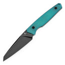 Tenable Parr G011B3 – 3.12" Reverse Tanto 14C28N Blade, Tiffany Blue G10 Handle, Kydex Sheath – Designed by Jonathan Styles